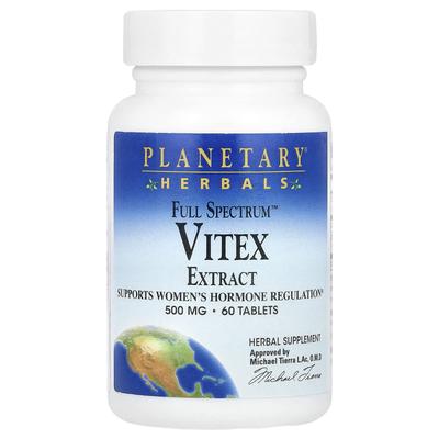 Full Spectrum, Vitex Extract, 500Mg, 60 Tablets