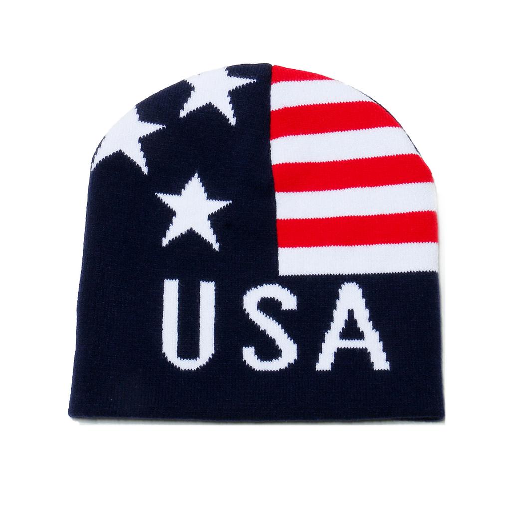 Independence Day British National Flag Jacquard Knitted Hat Festive Wool Hat