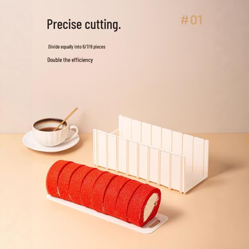 Cake Roll Slicer and Divider Mold
