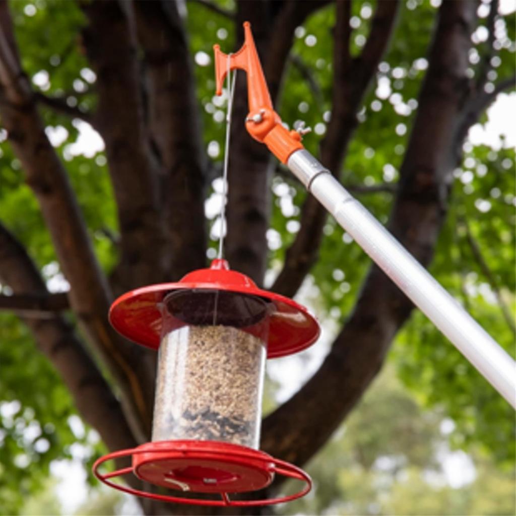 Handy Hook,Multi-Purpose Utility Hook,Adjustable Elbow for Hanging Bird Feeders,Christmas Lights,Ropes,Boats and More