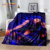 Kuroko's Basketball Anime Cartoon Soft Plush Blanket,Flannel Blanket Throw Blanket for Living Room Bedroom Bed Sofa Picnic Cove