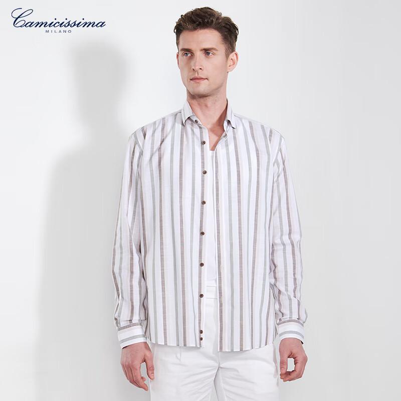 

CAMICISSIMA Men s Patterned Non-Iron Long Sleeve Shirt 42