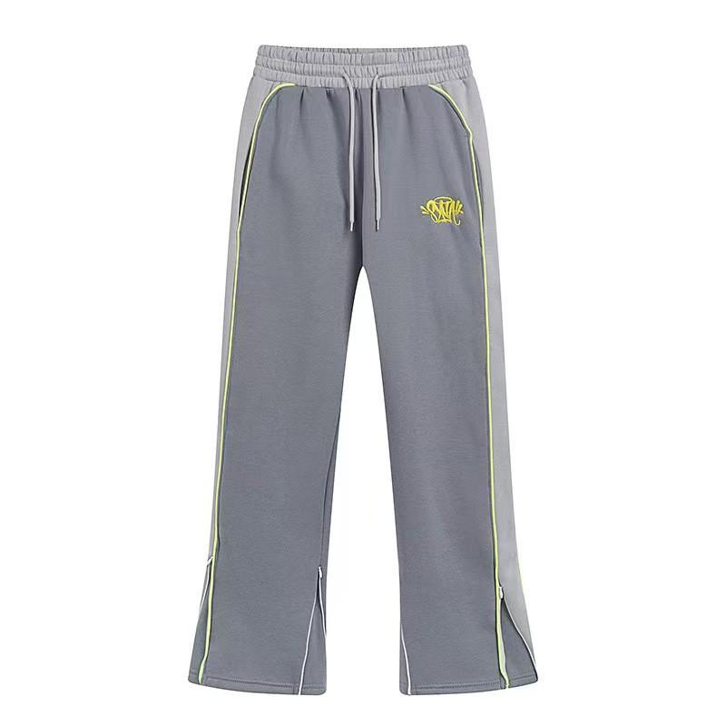Completo da uomo Streetwear con felpa e pantaloni jogger, casual, vestibilità larga, in cotone, tuta sportiva