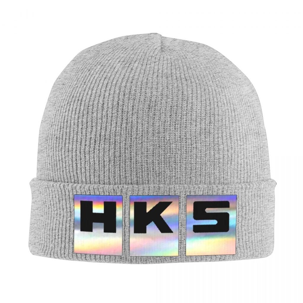 HKS Logo Auto JDM Warme Strickmütze Winter Strickmütze Beanie Skullies Beanies Hip Hop Kappen für Unisex