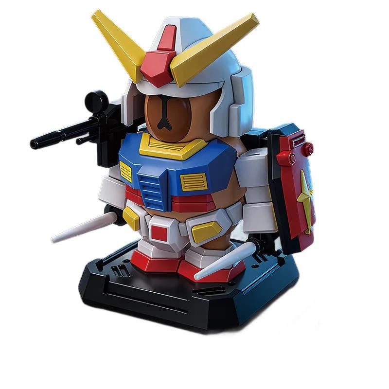 Kreativ Kapybara Robot Mecha Sett Monteringsmodell Leketøy Magnetisk Mecha Rustningssett Dekorasjoner Barneleker Gaver Ekte