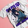 Solo Leveling T-Shirt Sung Jinwoo Horror Anime Manga Black Gifts Shirt All Size