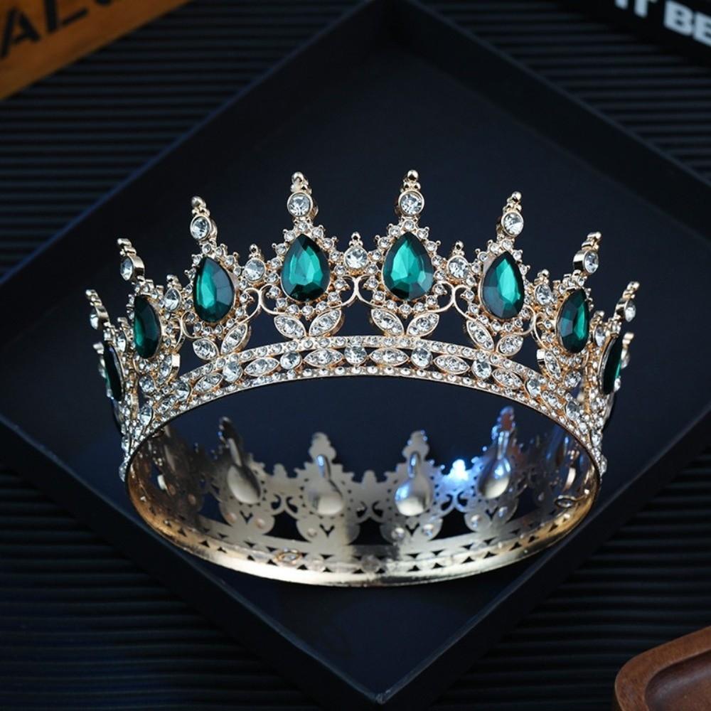 Sparkling Bridal Tiara Elegant Crystal Headpieces Queen Rhinestone Wedding Crown  Bridal Event
