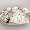 Toddler Girl Bow Puff Sleeve Princess Outfit