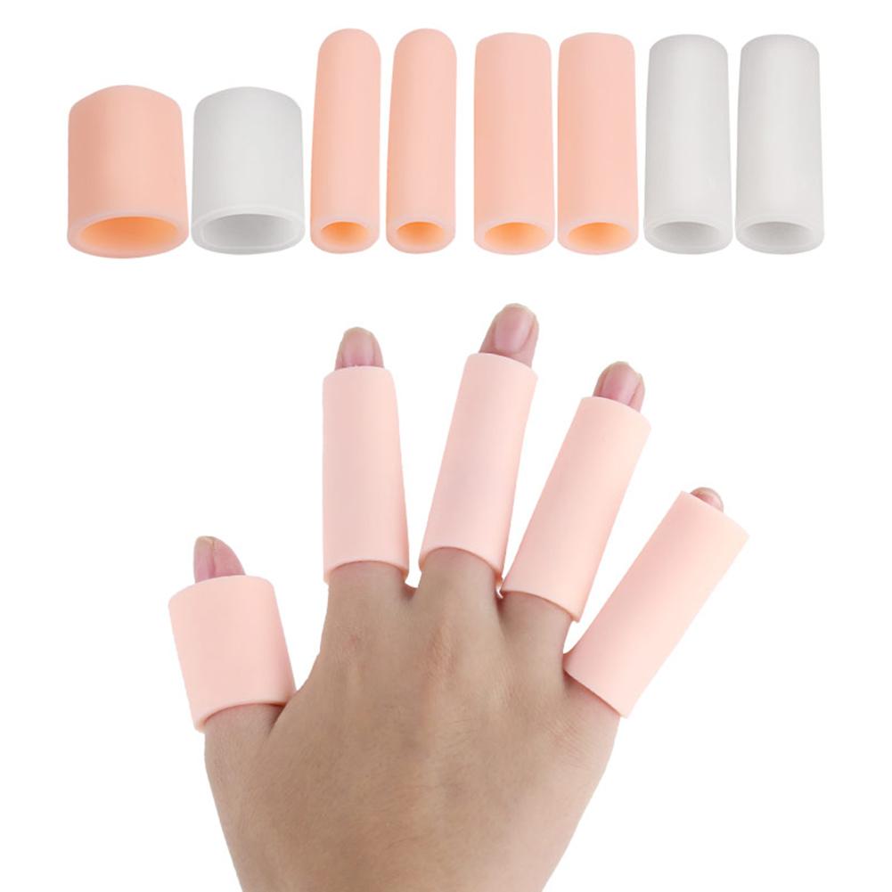 5Pcs Finger Protectors Waterproof Finger Caps Silicone Finger Covers for Finger Cracking Blisters Arthritis Eczema