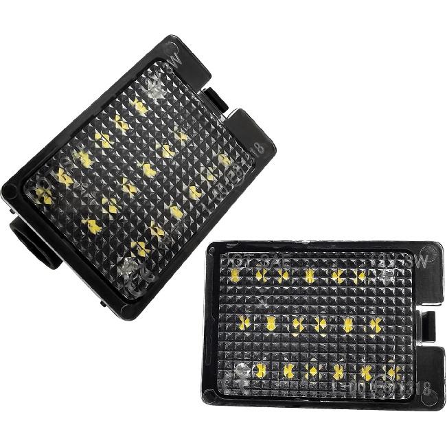 Full LED License Plate Light Tag Lamp Assembly Smoke Lens Compatible with Dodge 2002-2010 RAM 1500, 2003-2010 Dodge RAM 2500/3500, RAM 2010-2018 чистый