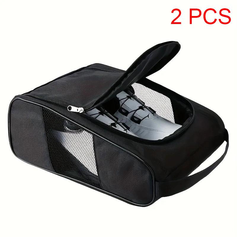 Tragbare Golfschuhtasche Oxford-Gewebe Schuhtragetaschen Atmungsaktiv Leichtgewichtige Golfhandtasche Staubdicht Fußball Tennisschuhtasche