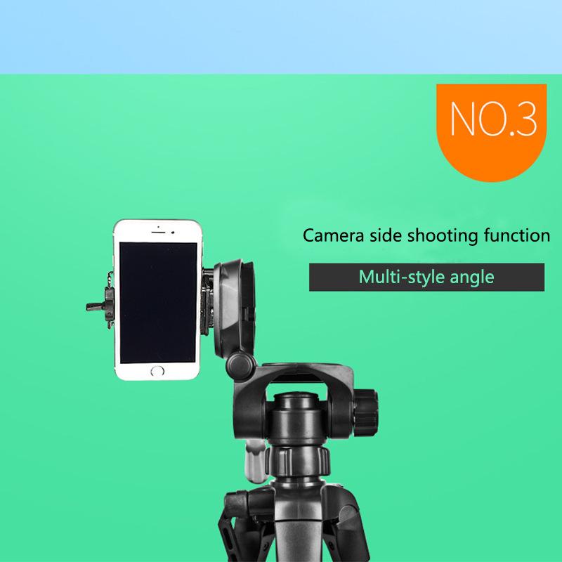 1.7m Cross DSLR Camera & Phone Tripod with Bluetooth for Live Broadcast & Photography.
