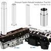 Pressure Switch Rebuild Installation Tool Kit and Pressure Switch Rebuild Kit Compatible with 6L45, 6L50, 6L80, 6L90, 6T70 (Gen. 1), 6T75 (Gen. 1)