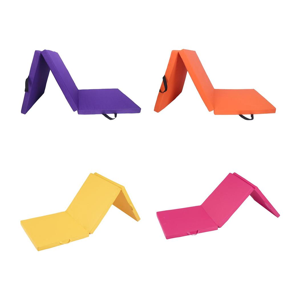 Faltbare Trainingsmatte Fitnessstudio Dick für Heim-Fitnessstudio mit Tragegriff Yogamatte Yoga-Pad für Balance Outdoor Indoor Workout Kampfsportarten