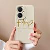 For Vivo Y27 4G 5G Phone Case Love Heart Soft Smooth Liquid Silicone Camera Protection Back Cover For Vivo Y 27 Funda Shell