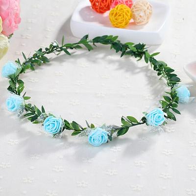 Süße Mädchen Frauen Braut Rose Blume Krone Stirnband Kranz Party Hochzeit Braut Girlande Haarband Kopfbedeckung