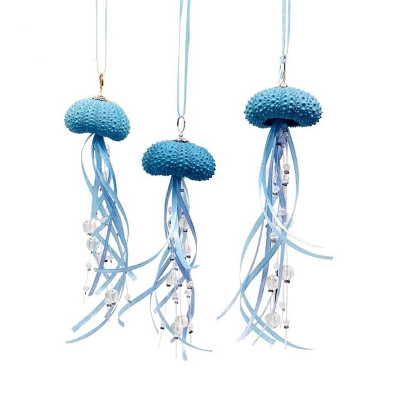 Delicate Crystal Jellyfish Hanging Decors Windchimes Pendant For Home Christmas Weddings Party Interior Ornament Gift