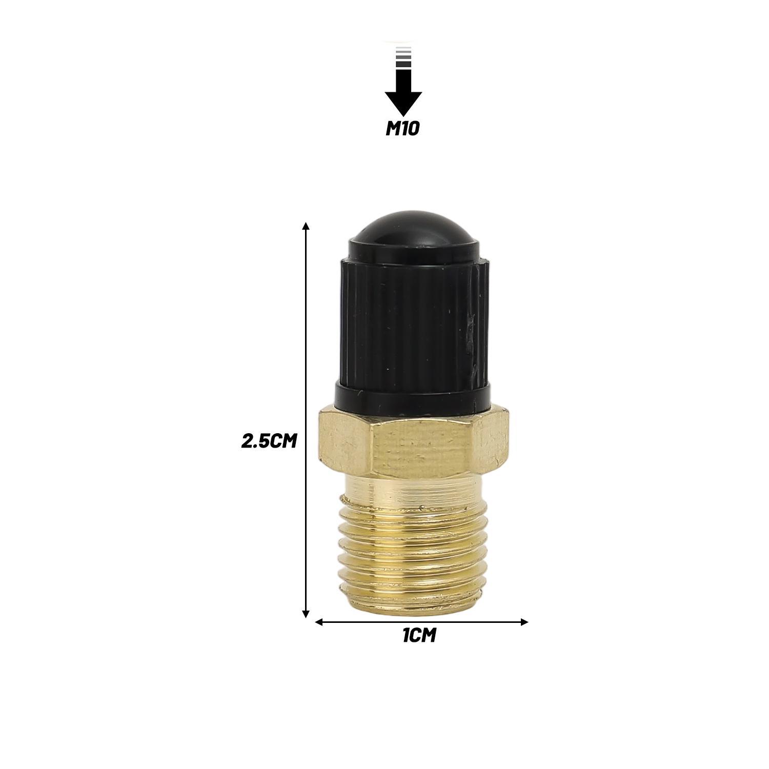 

Automobile Tire Valve Core 1/4 NPT 1/8 NPT M10*1 Motorcycle Tubeless Screw Valve Tires Pressure Monitoring Tire Copper Valve