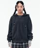 Oversized Fleece Hoodie [Charcoal]