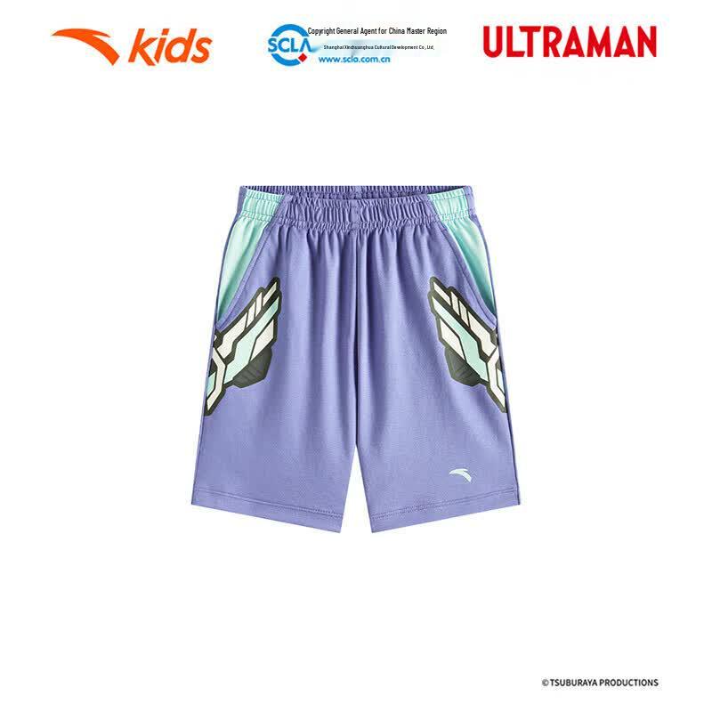 Anta Kids' Ultraman Summer Knit Capri Pants