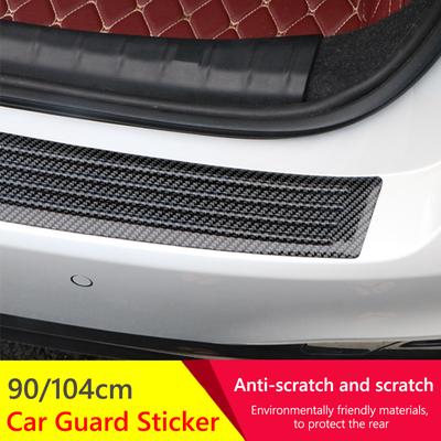 Placa protectora Universal para maletero de coche, embellecedor de parachoques trasero, protección antiarañazos, almohadilla, estilo de coche, 90cm/104cm