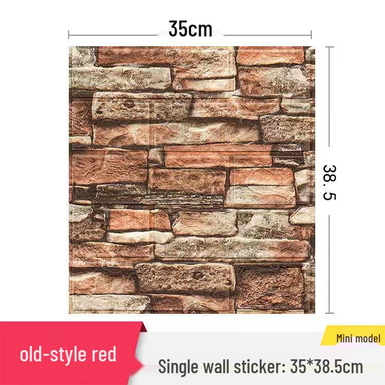 3D Waterproof Foam Wall Stickers for Ceiling and Background Decoration