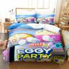 Eggy Party Bedding Set Pillowcases Single Twin Full Queen King Boys Bed Linen 3d Printed Game Eggy Duvet Covers