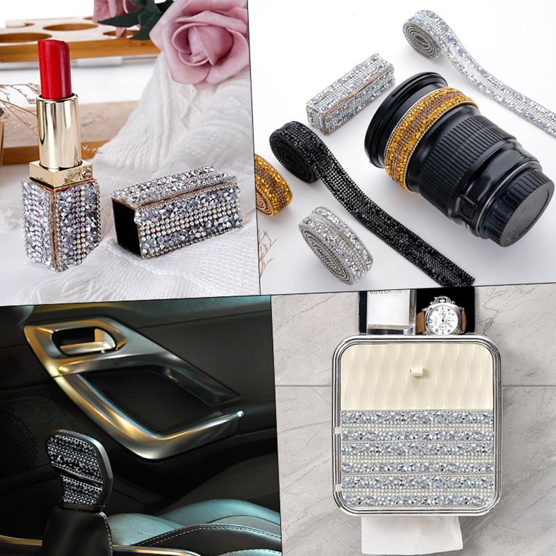 Rhinestone Chain Ab Color Horse Eye Crystal Rhinestone Ribbon For Diy Shoes Bags Dresses Decoration