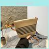 French Vintage Woven Bag For Women With Pu And Straw Material Ideal For Casual Daily Use