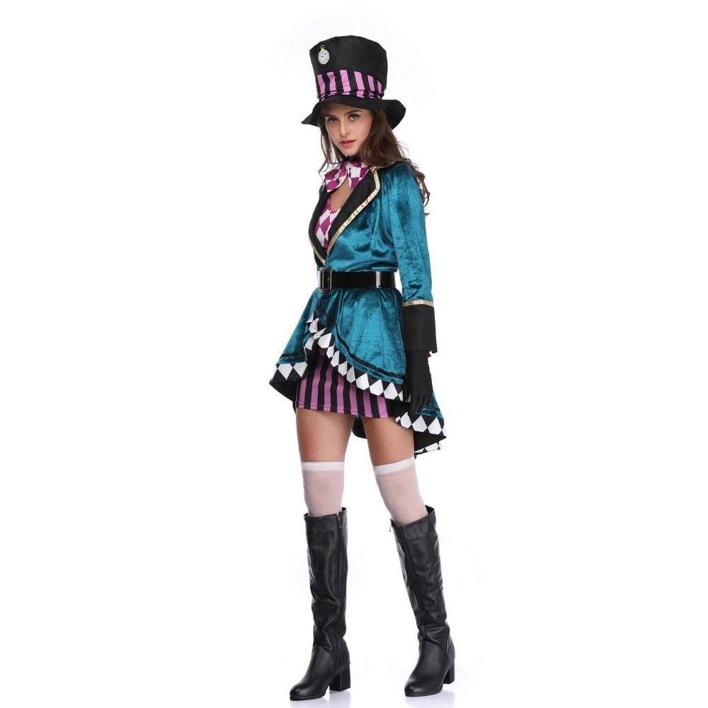 Fairy Tale Style Magician Cosplay Costume Fantasy Circus Performance Outfit Halloween