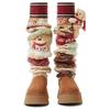 13 MARCA x UGG Wysokie Zimowe Buty do Kolan Damskie Brązowe FR24D1583
