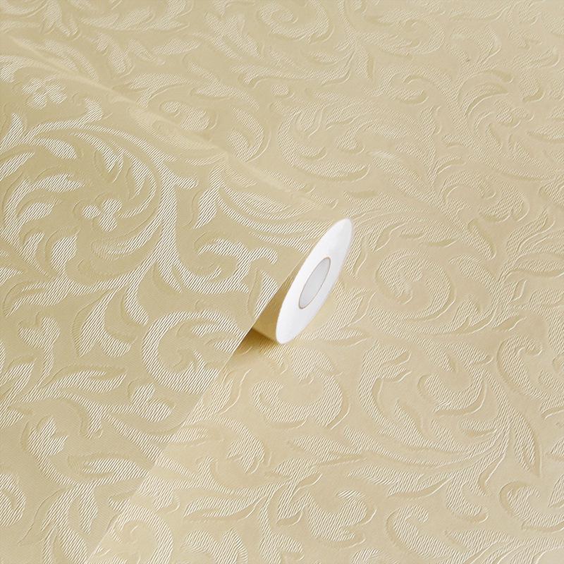 Self-Adhesive Waterproof Linen Texture Wallpaper for Bedroom and Living Room