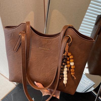 Temperament Commuter Bag Large Capacity Bag Women's Bag Summer New Fashion Retro Tote Bag Shoulder Armpit Bag