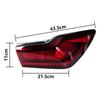 22-24 BYD Yuan PLUS Rear Tail Light & Bumper Fog/Brake/Reversing Light Cover Assembly