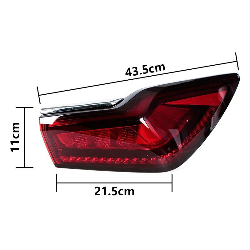 22-24 BYD Yuan PLUS Rear Tail Light & Bumper Fog/Brake/Reversing Light Cover Assembly