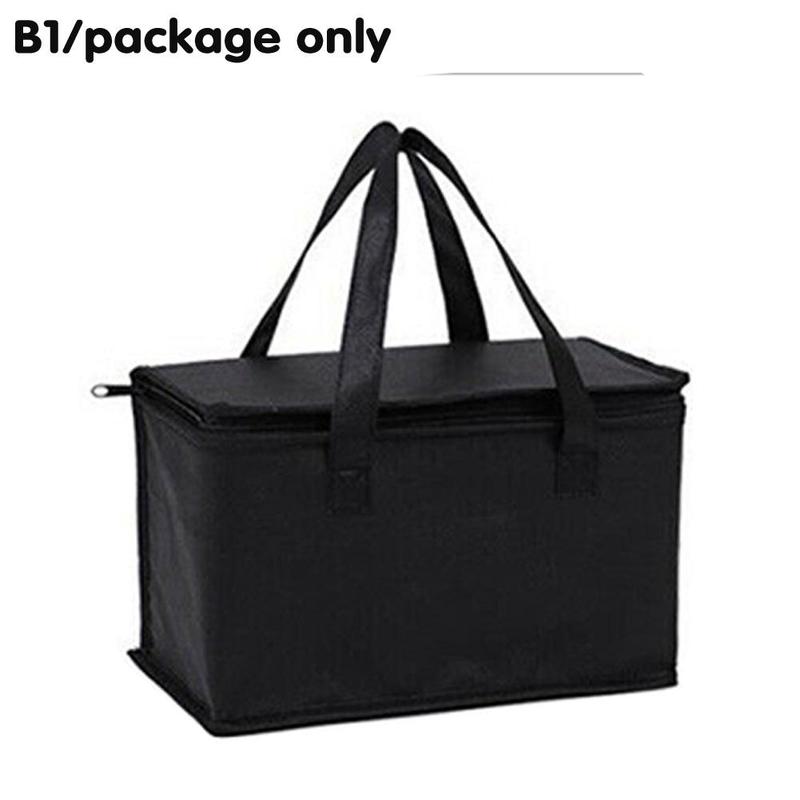 Portable Picnic Cooler Bag Beer Drink Cooler Bag Lunch Food Insulation Thermal Bag For Outdoor Camping Bento Box Trips BBQ