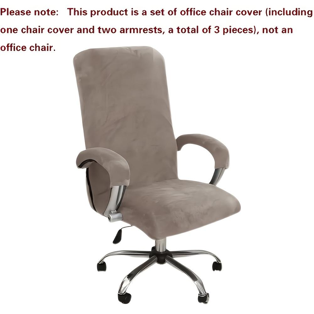 1PC XL Velvet Office Computer Desk Chair Covers Armchair Protector Elastic Cafe Cinema Armchair Case Removable Office Chair