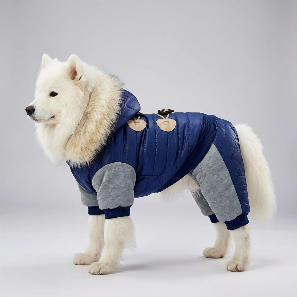 Cross-Border Pet Cotton Winter Clothes: Warm Four-Legged Outfit for Dogs like Teddy and French Bulldog