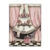 Retro Victorian Bathtub Vintage French Bathroom Tub Poster Canvas Painting Print Wall Art Picture for Bath Room Home Decor