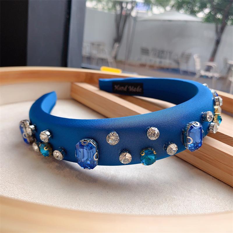 

Роскошные драгоценные камни Сапфиры Рубины Бриллианты Головной убор Повязка на голову Свадебные украшения Ободки Высший уровень Дворцовые Королевские Аксессуары для волос