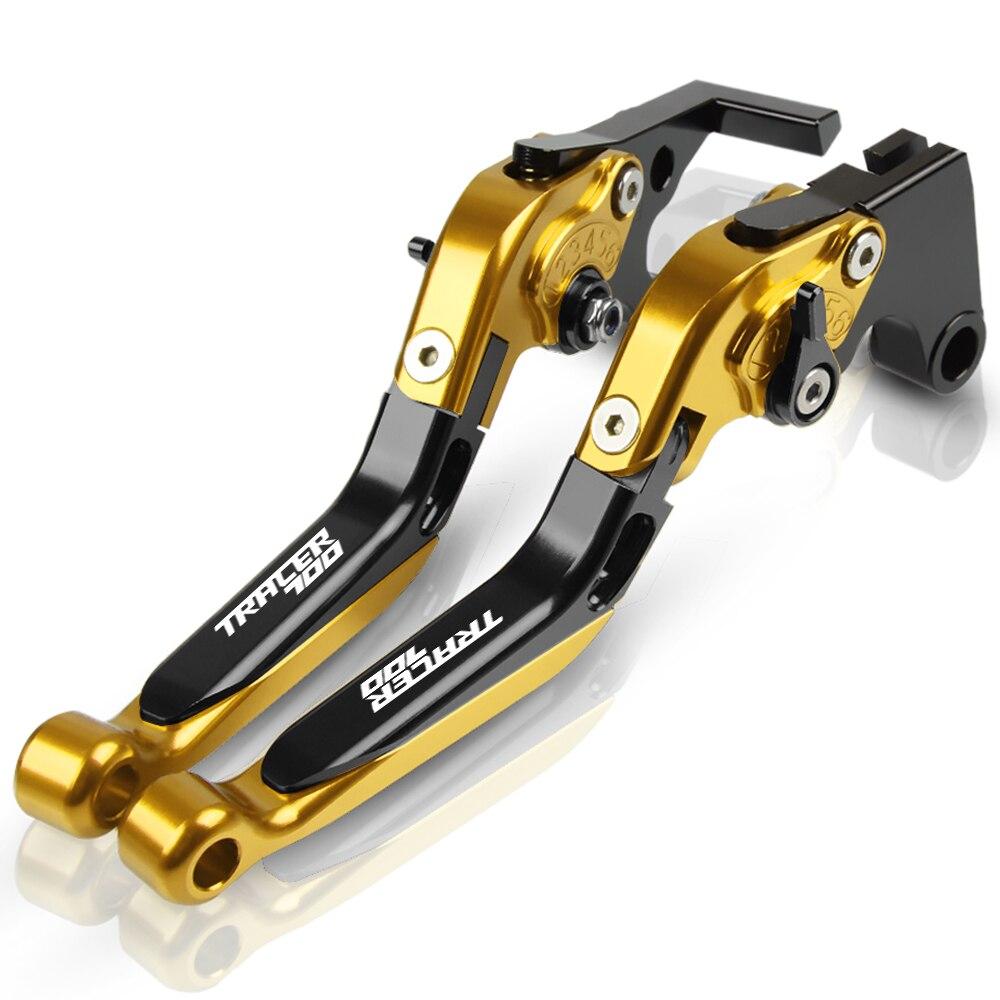 Motocyklová spojková brzdová páka CNC výsuvné nastavitelné skládací páky PRO YAMAHA TRACER700 TRACER 700 2016 2017