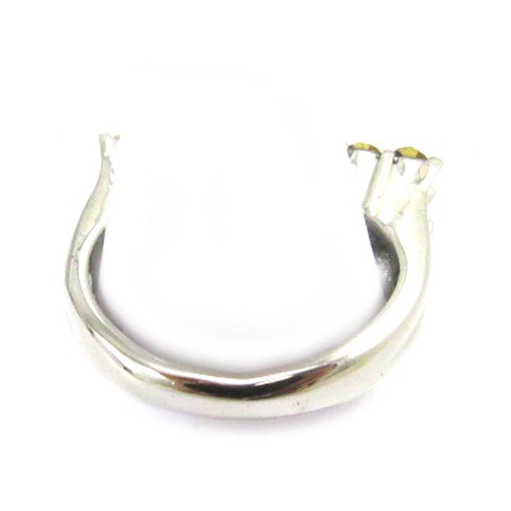 White Violet 'Diamonds' Designer Ring