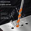 12pcs Drill Bits for Dry Drilling Tiles, Walls, Glass, Concrete, and Ceramic with Carbide Filler (3, 4, 5, 6, 8, 10, 12mm)
