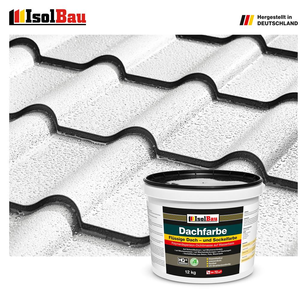 IsolBau Roof Paint Dachfarbe White 12