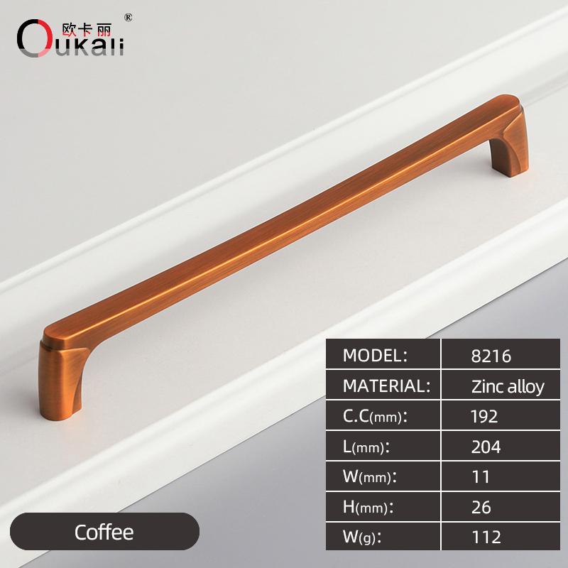 Oukali 96mm Zinc Alloy Push Pull Handles New Release Cabinet Drawer Kitchen Hardware Wardrobe Bedroom Bathroom Living Room