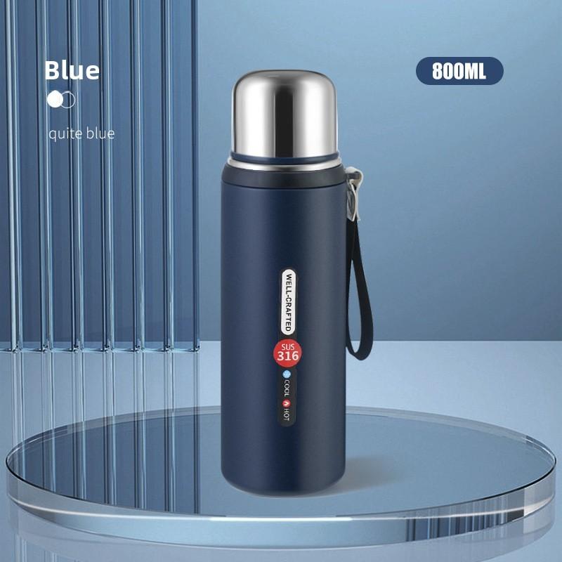 Minimalist Gradient Insulated Mug With Thickened Body For Travel And Gifting