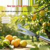 Multi-functional Stainless Steel Fruit Picker with Knife for High-Altitude Harvesting of Persimmons, Loquats, Apples, and Pears