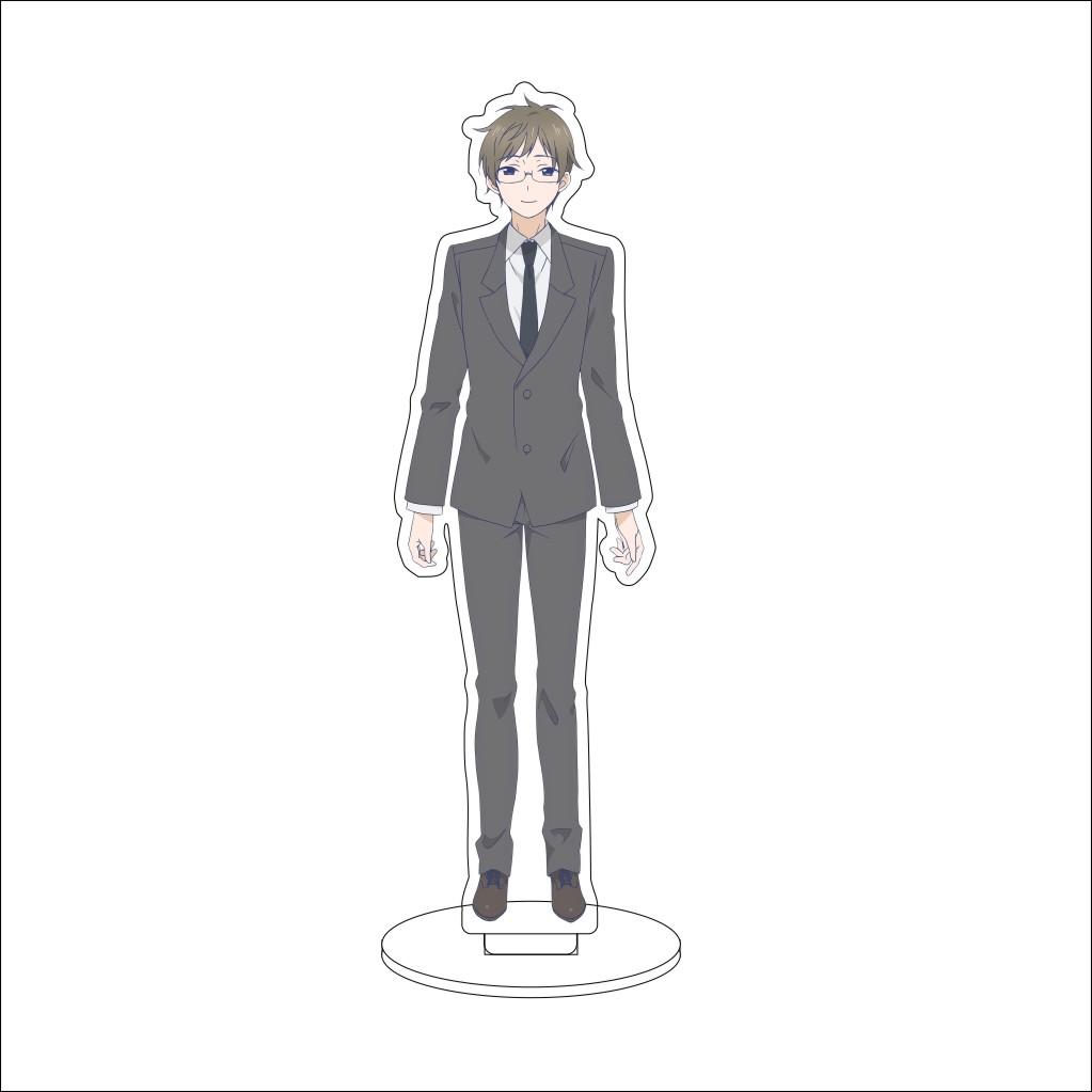 16CM Anime Happy Sugar Life Cosplay Ornaments Matsuzaka Satou Koube Shio Koube Asahi Acrylic Stand Figure Stand Halloween Gifts