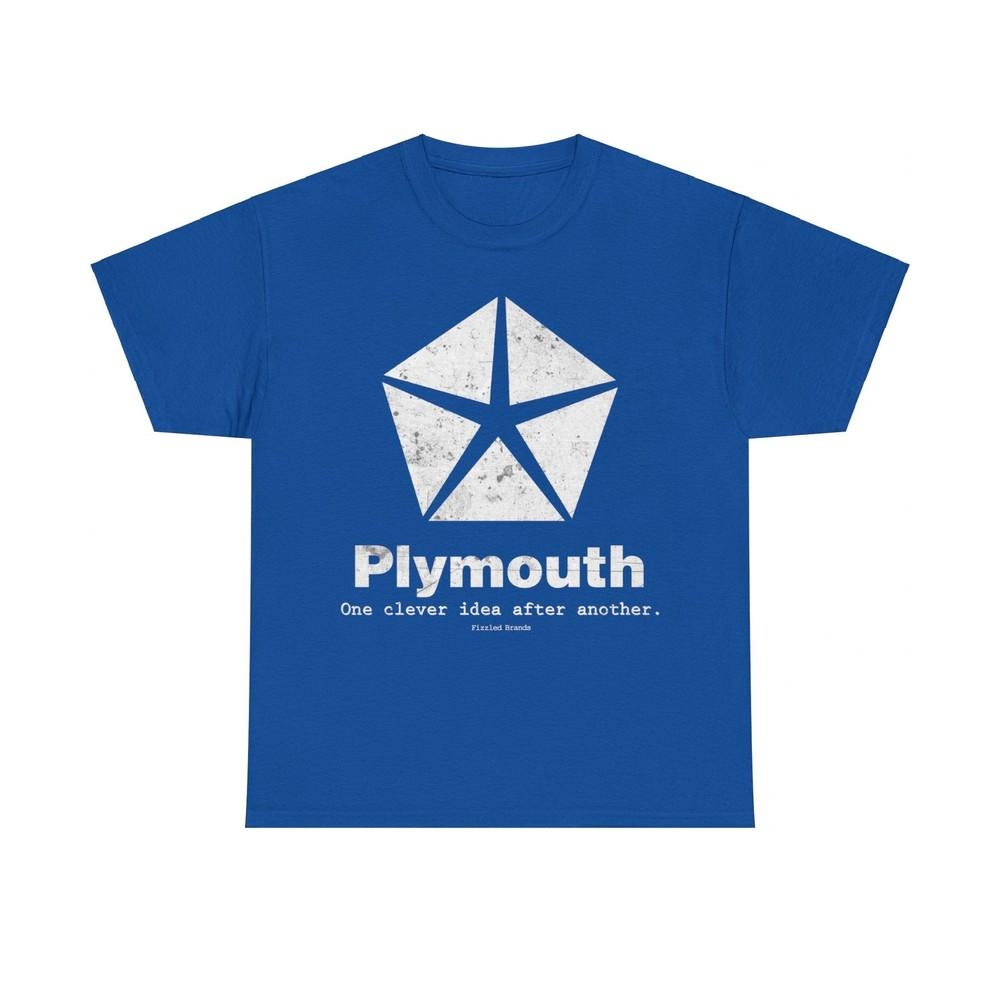 Plymouth Automobile Car Manufactuer Nostalgic Logo T-shirt Unisex T-Shirt S