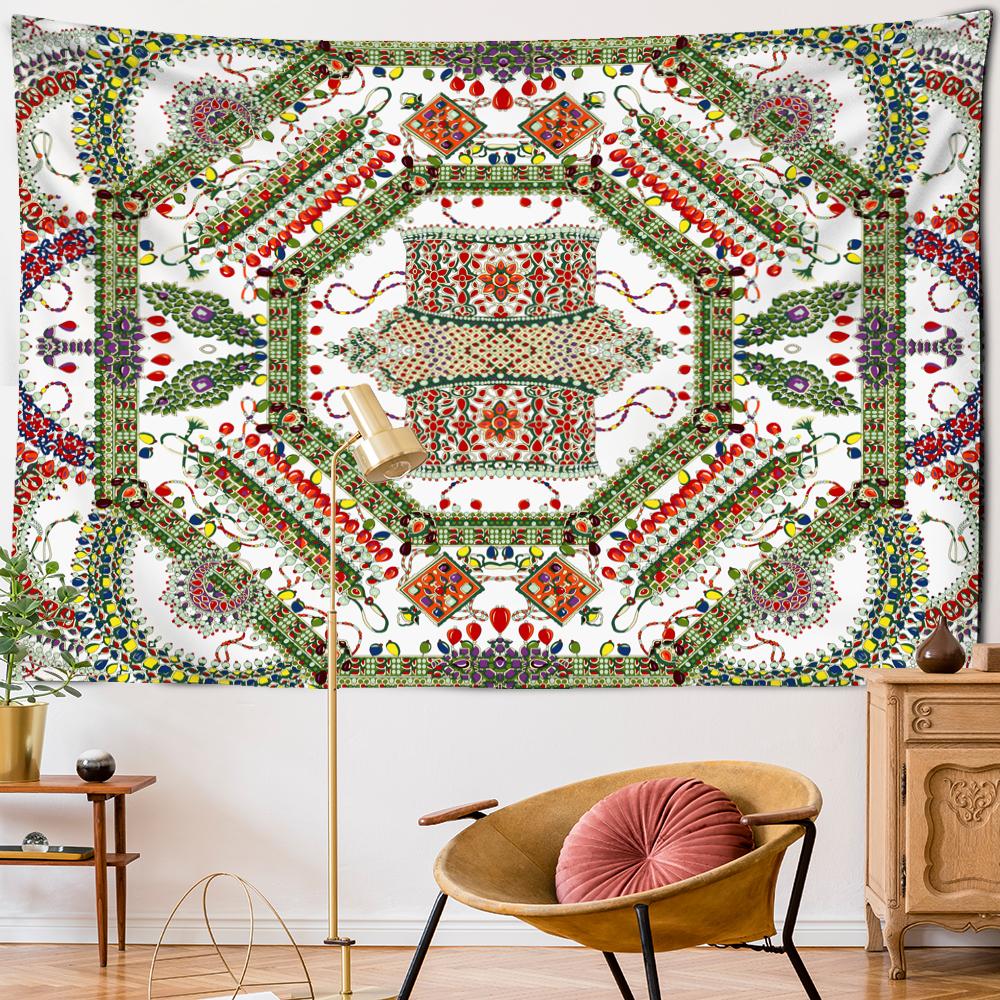 Flower Tapestry Wall Hanging Mandala Bohemian Hippie Witchcraft Art TAPIZ Dormitory Living Room Decor